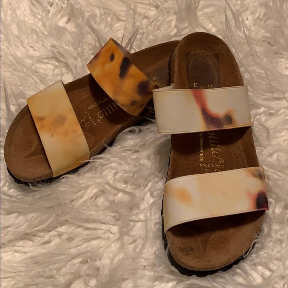 Birkenstock Papillio sandals size 37 neutral tones